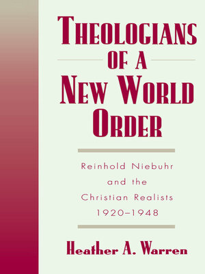 cover image of Theologians of a New World Order